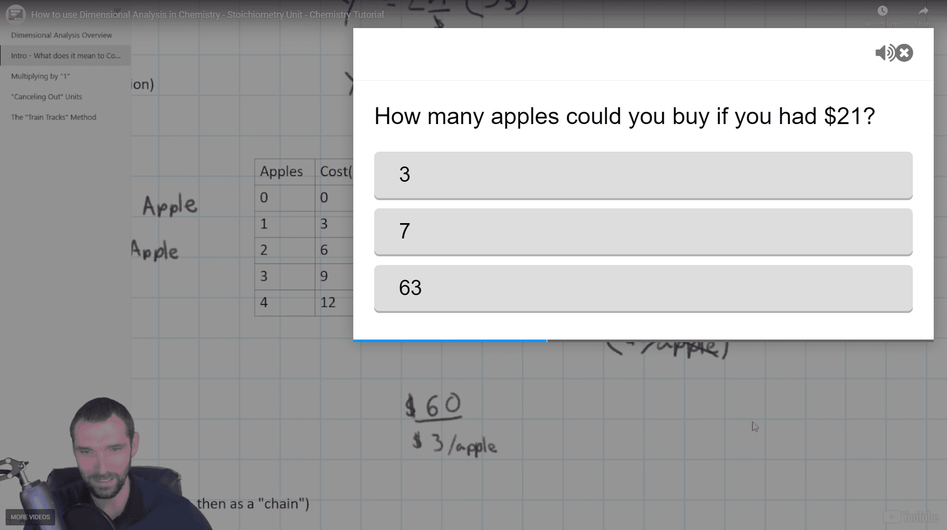 Chemistry Videos With Interactive Reinforcement