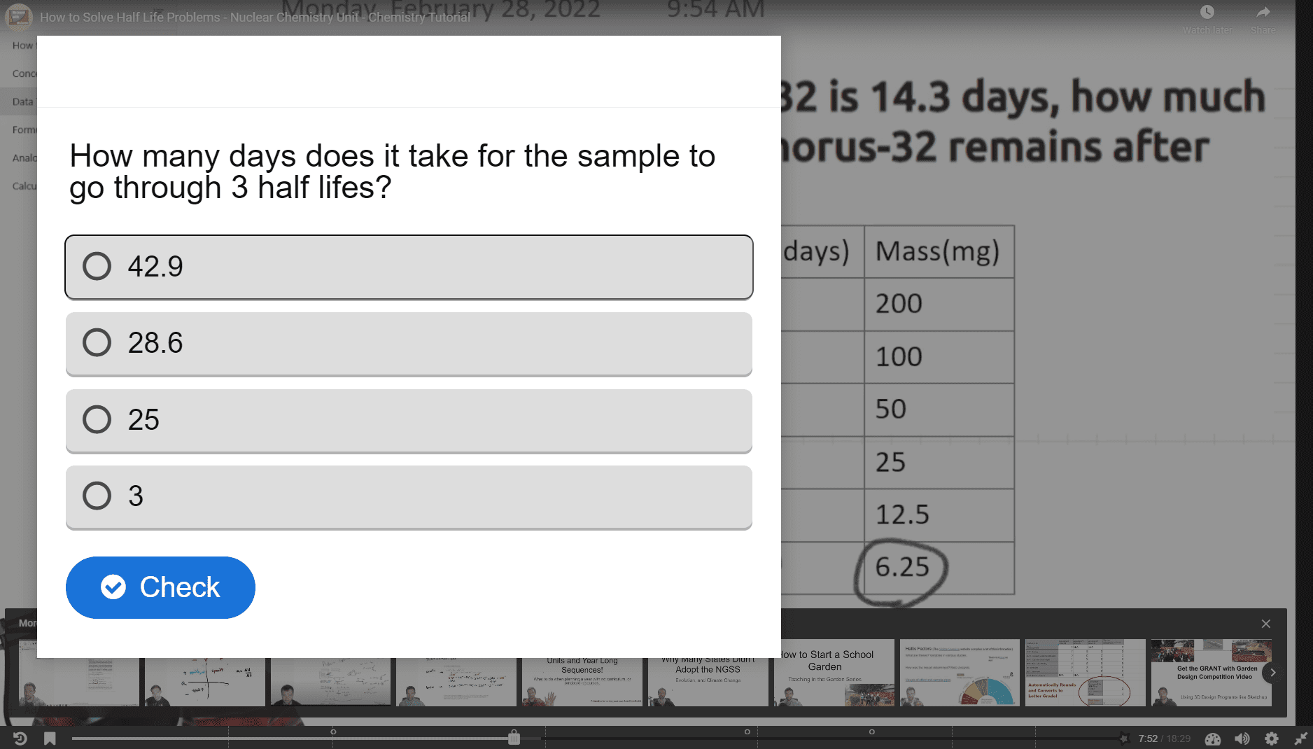 Chemical Kinetics, or Rate Laws Interactive Videos (Lumi/H5P)